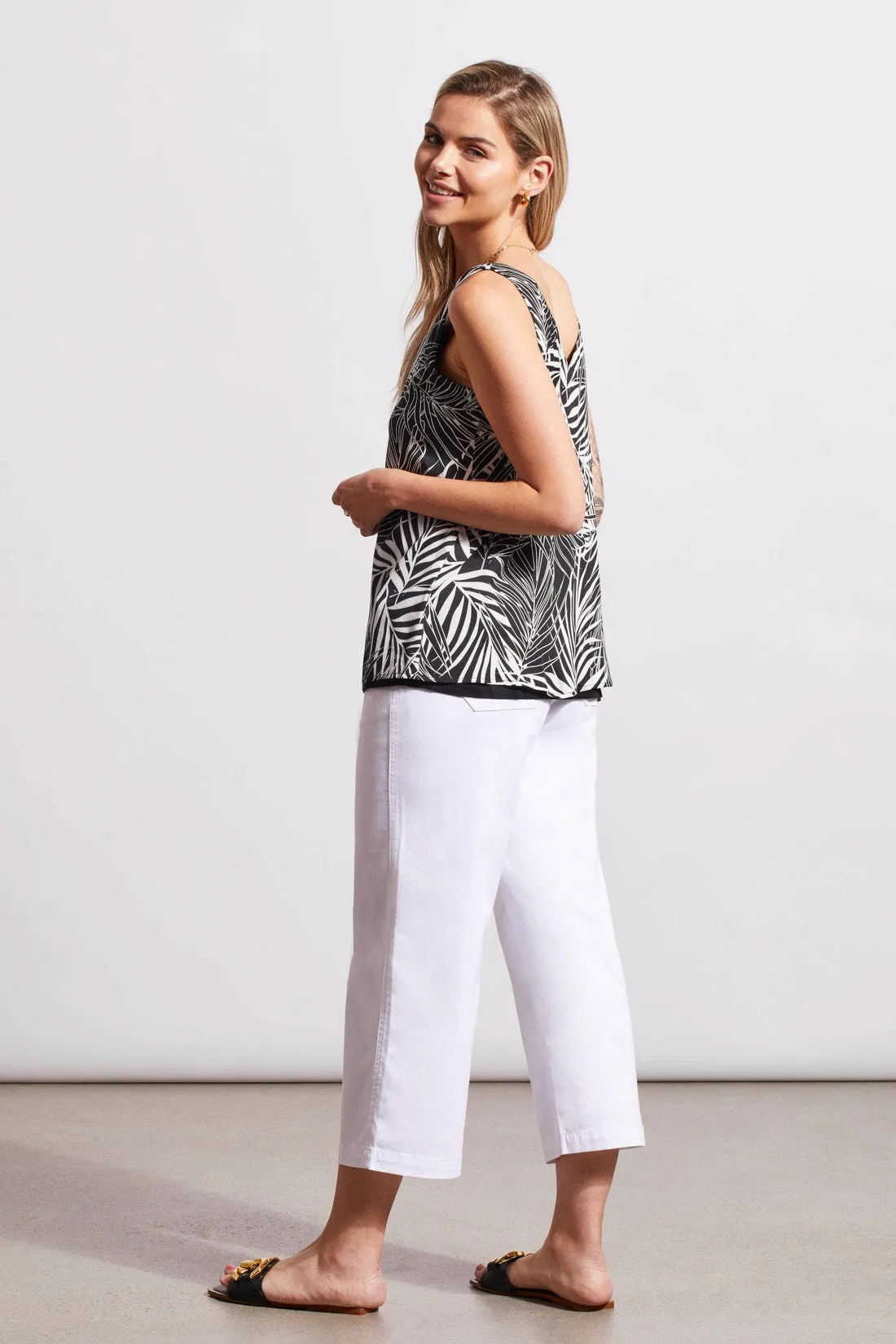 REVERSIBLE V-NECK CAMI-Black/white sold by Tribal product image thumbnail 3