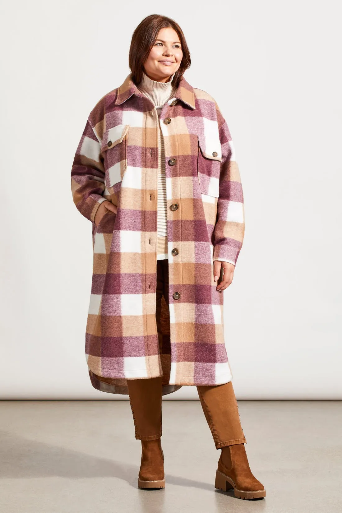 Long Knit Shacket-Deeprose sold by Tribal product image thumbnail 2