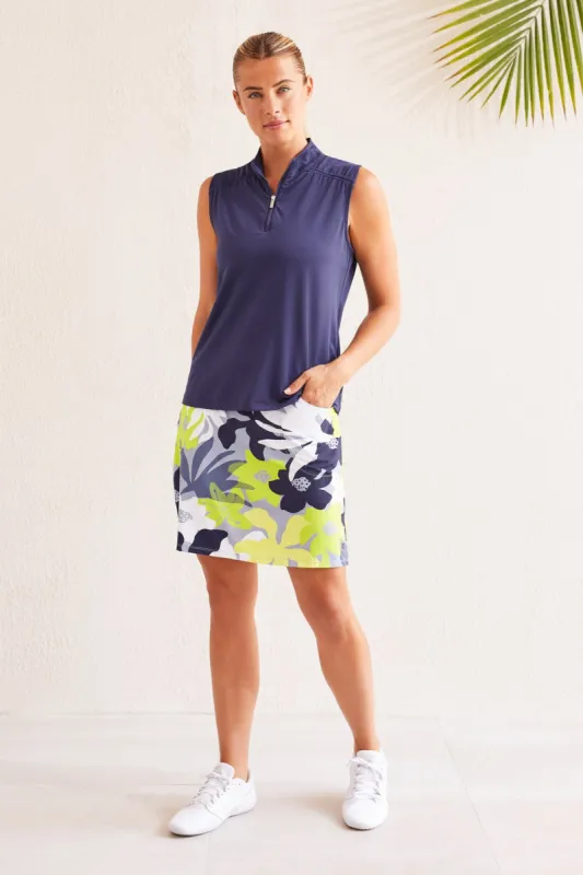 HIGH PERFORMANCE SKORT-Lime sold by Tribal