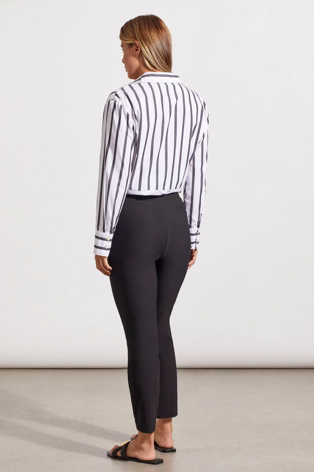 FLATTEN-IT® PULL-ON ANKLE PANT WITH SIDE SLITS-Black sold by Tribal product image thumbnail 4