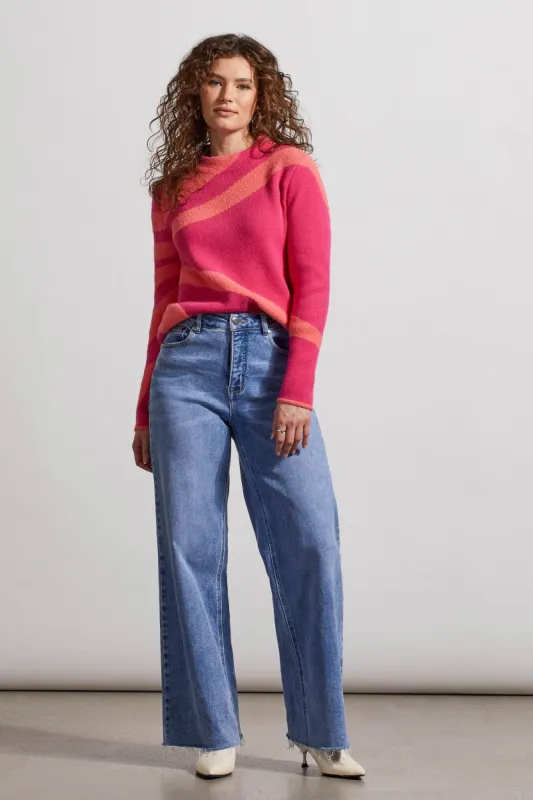 BROOKE 31 INCH WIDE LEG JEANS-Sweet blue sold by Tribal