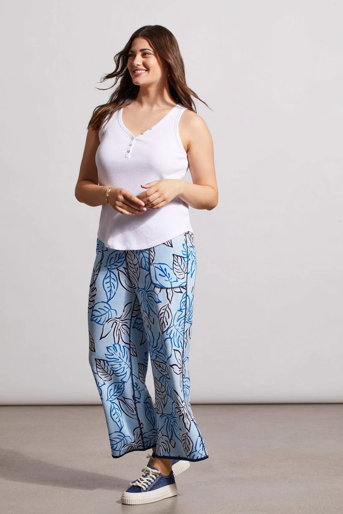 Solid Cotton Henley Tank Top-White sold by Tribal