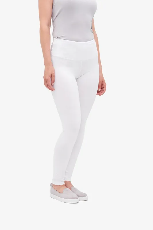 FLATTEN IT® STRETCH YOGA LEGGING-White sold by Tribal