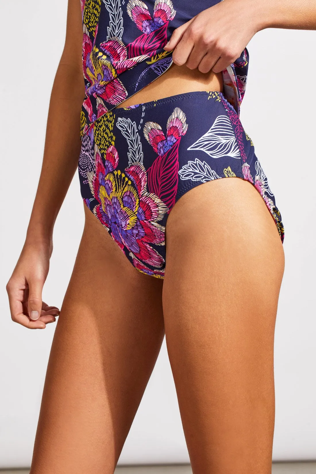 Reversible High-Waist Bikini Bottoms-Tangopink sold by Tribal product image thumbnail 2
