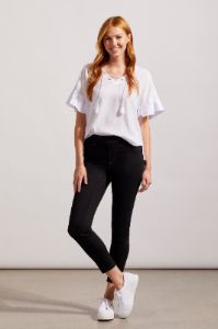 AUDREY PULL-ON FULL LENGTH JEGGING-Black sold by Tribal