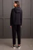 Techno Lux Stretch Hooded Jacket-Black sold by Tribal