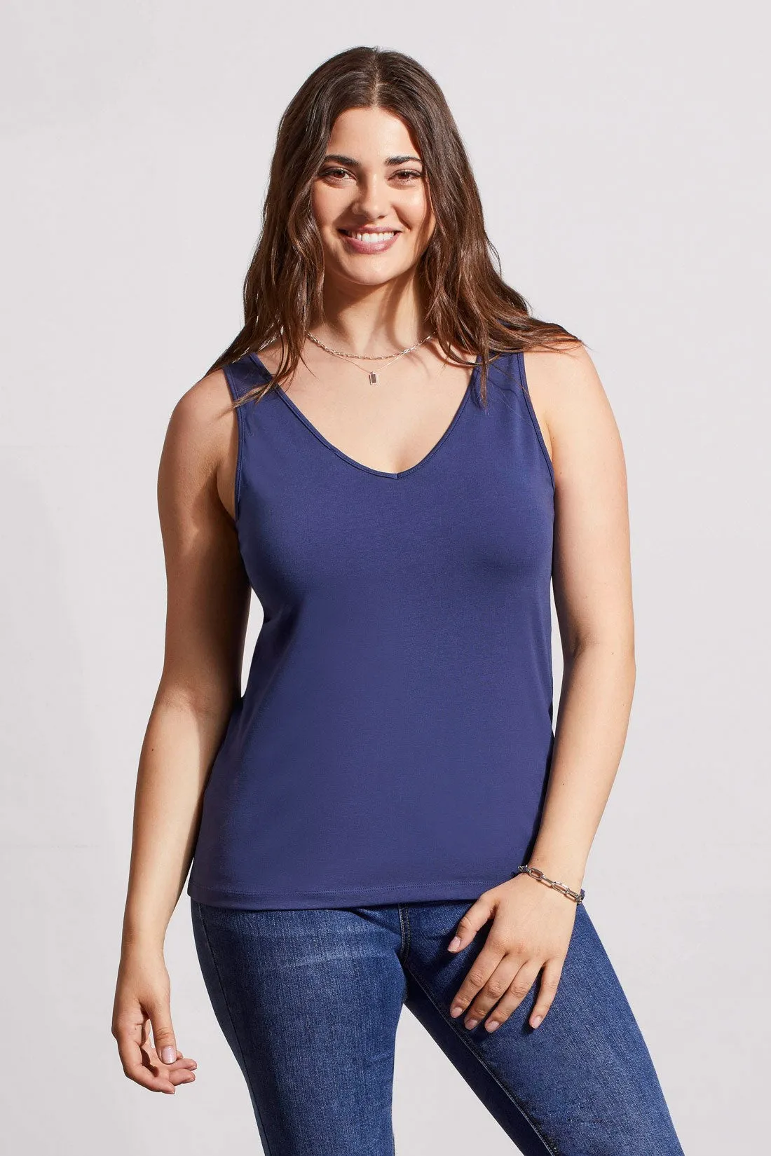 WEAR 2 WAYS CAMI-Jet blue sold by Tribal product image thumbnail 3