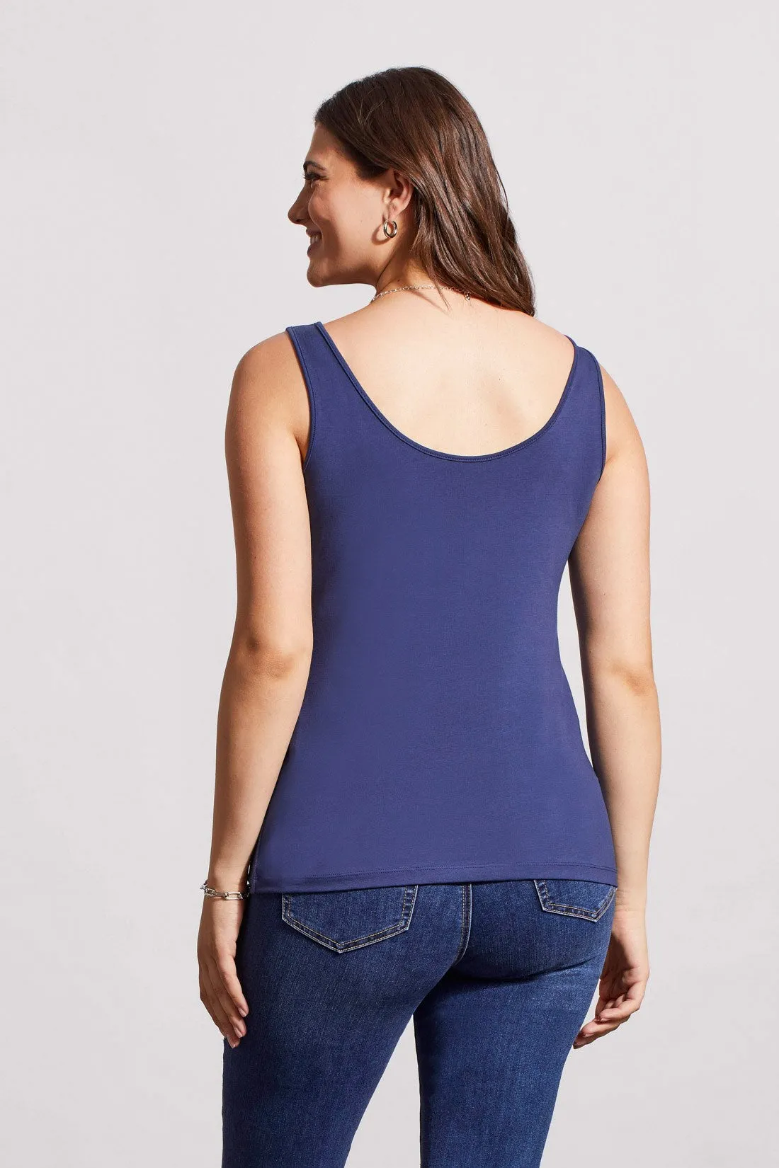WEAR 2 WAYS CAMI-Jet blue sold by Tribal product image thumbnail 4