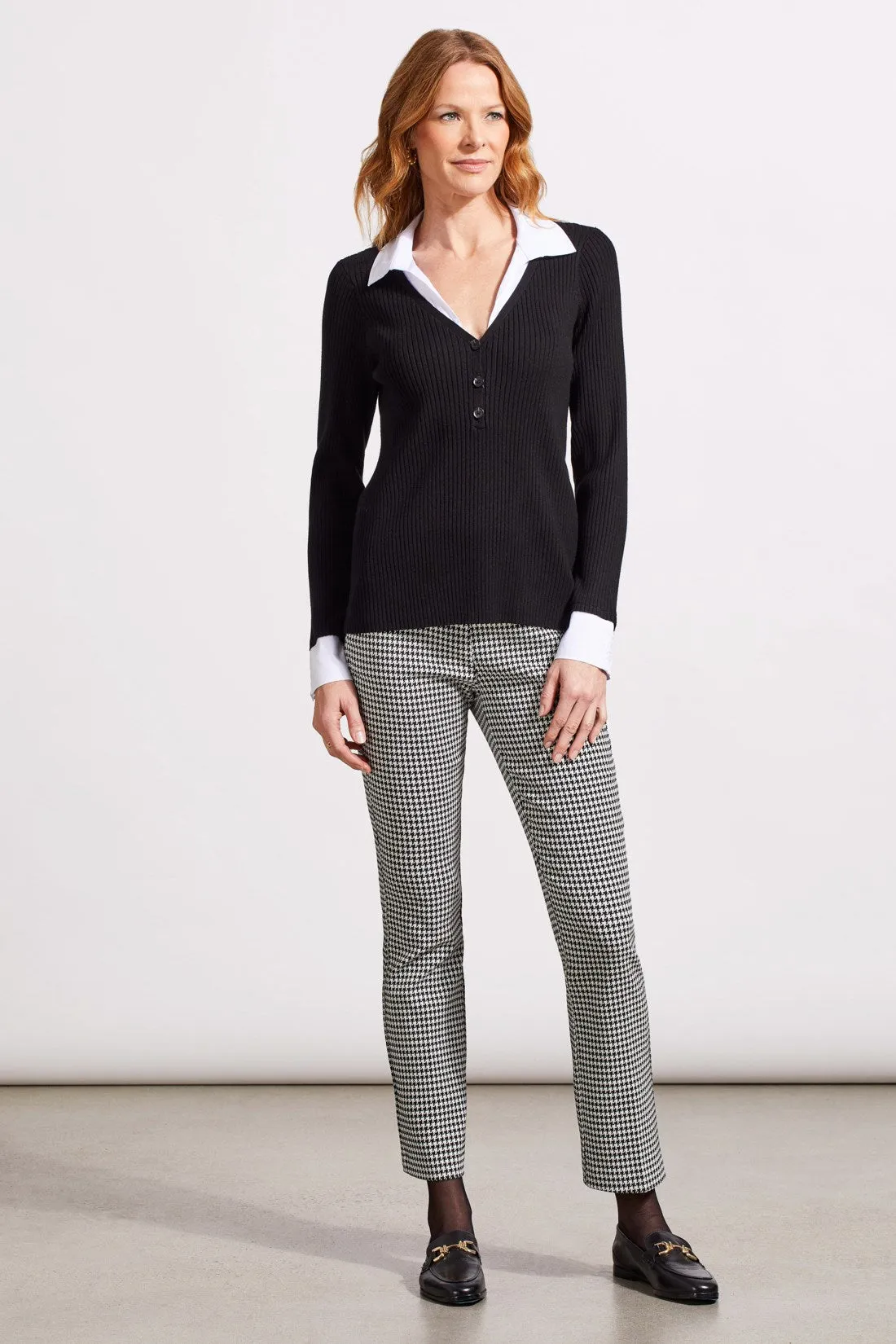 Henley Fooler Sweater-Black sold by Tribal