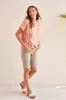 KNOTTED BOAT NECK DOLMAN BLOUSE-Mutedclay sold by Tribal