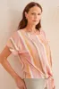 KNOTTED BOAT NECK DOLMAN BLOUSE-Mutedclay sold by Tribal
