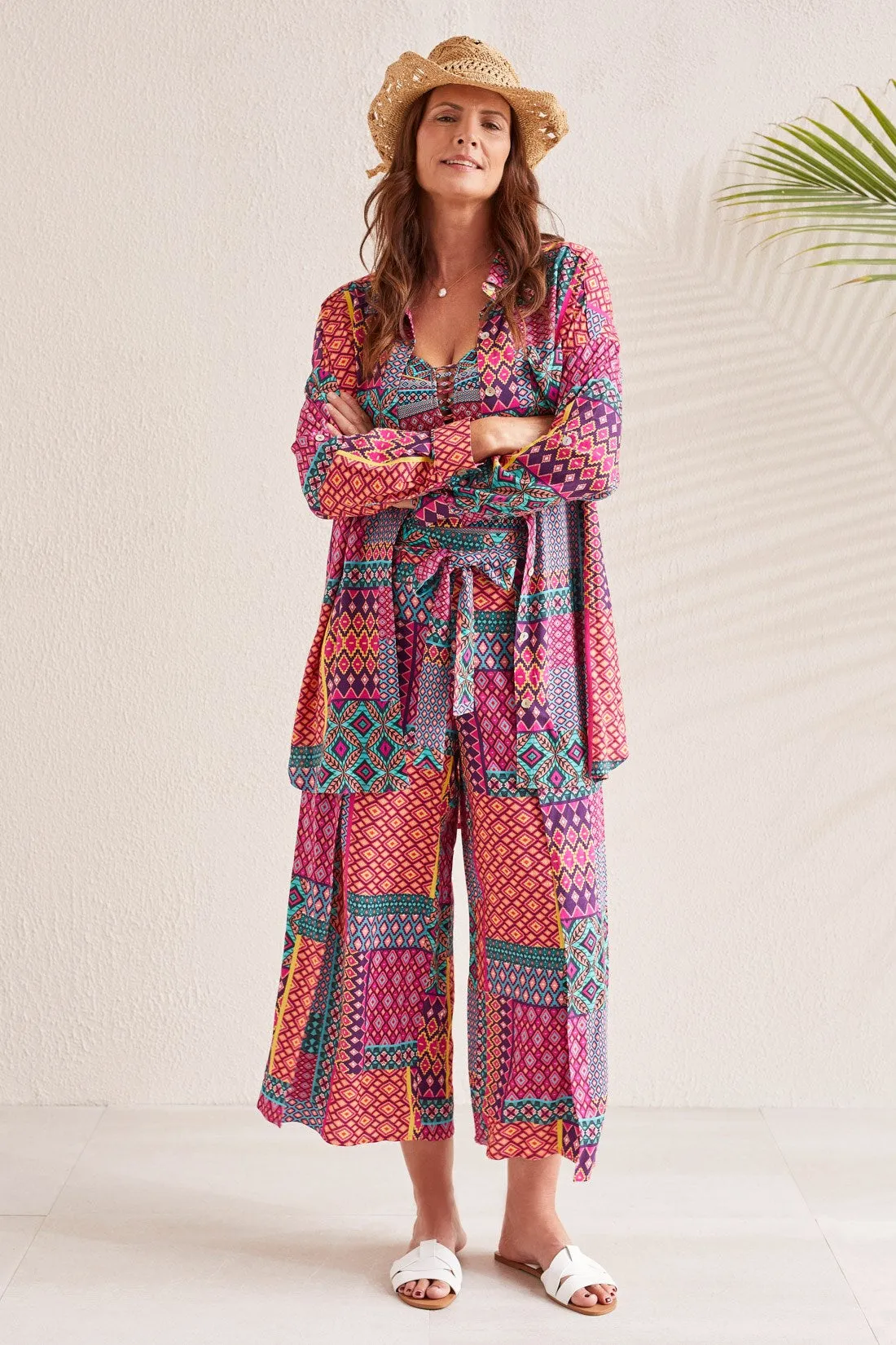 PULL-ON COVER-UP CAPRI-Limoncello sold by Tribal product image thumbnail 4