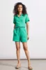 COTTON GAUZE SHORTS WITH ELASTIC WAIST-Jademist sold by Tribal