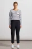25 Inch Pull-On Technical Capris-Black sold by Tribal