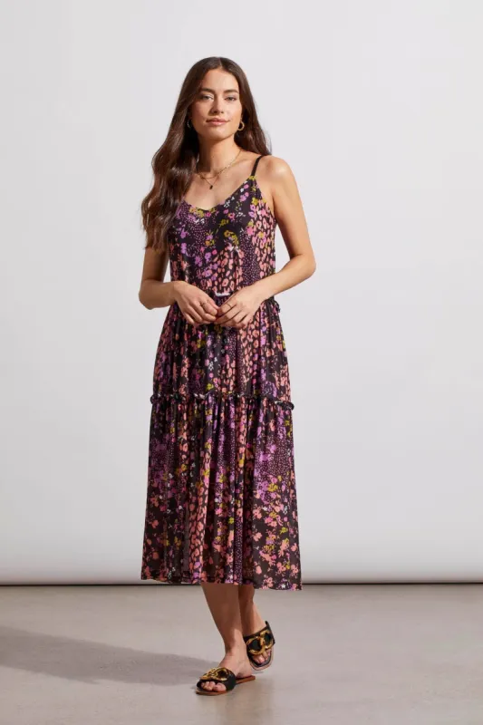 WEAR 2 WAYS MICRO-MESH SLEEVELESS DRESS-Coral blush sold by Tribal