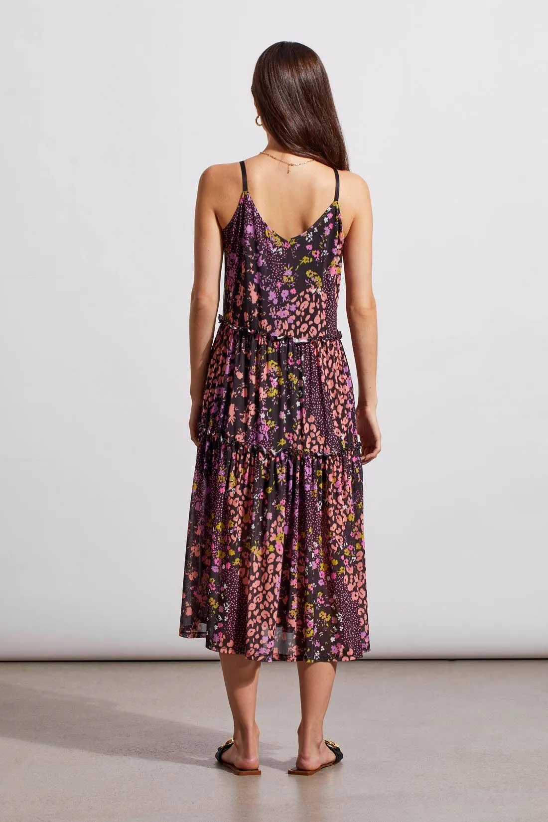 WEAR 2 WAYS MICRO-MESH SLEEVELESS DRESS-Coral blush sold by Tribal product image thumbnail 4