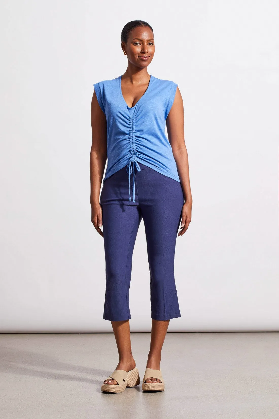 FLATTEN-IT® PULL-ON CAPRI-Jet blue sold by Tribal