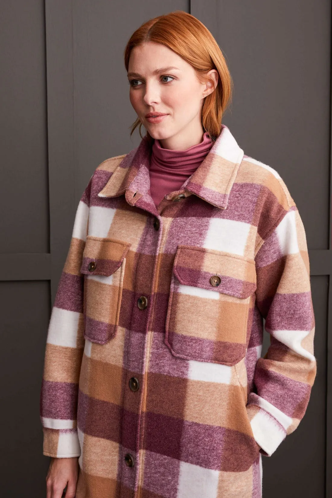 LONG KNIT SHACKET-Deeprose sold by Tribal product image thumbnail 2