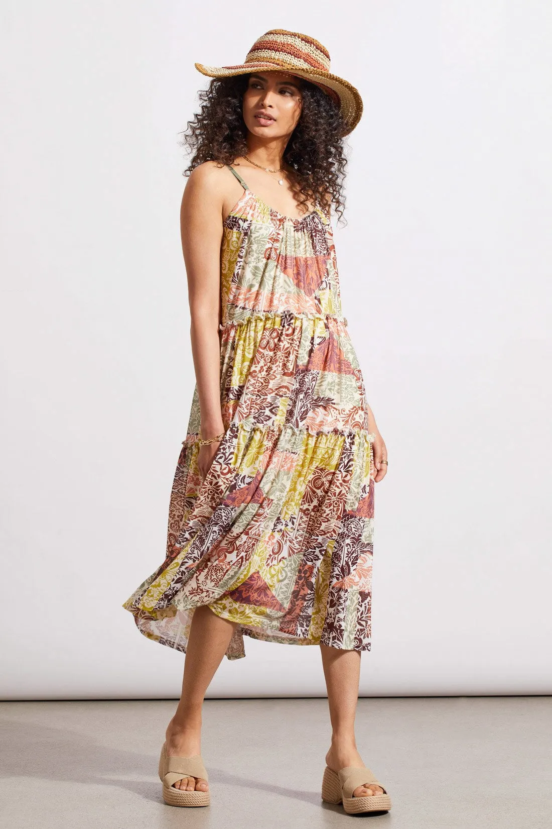 WEAR 2 WAYS MICRO-MESH SLEEVELESS DRESS-Cactus sold by Tribal