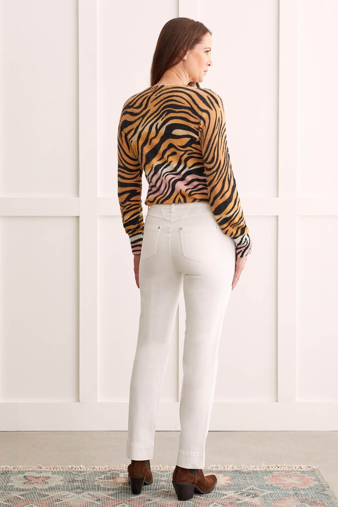 FIVE-POCKET PULL-ON PANTS-Cream sold by Tribal product image thumbnail 2