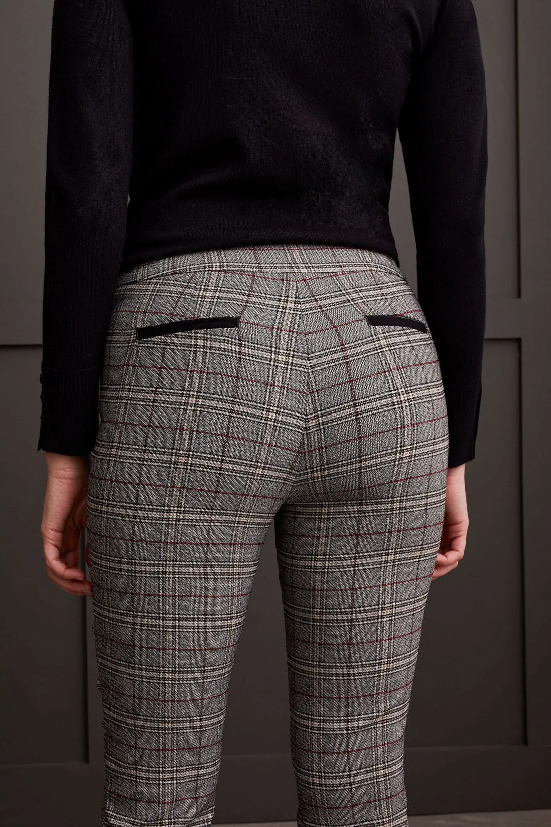 Pull-On Kick Flare Ankle Pant-Bordeaux sold by Tribal product image thumbnail 3