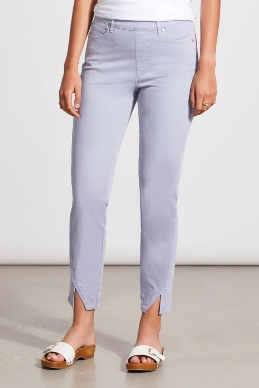 PULL-ON ANKLE PANT WITH FRONT SLIT-Zenblue sold by Tribal