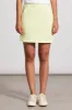 PULL-ON SKORT WITH ROUNDED SIDE SLITS-Wildlime sold by Tribal