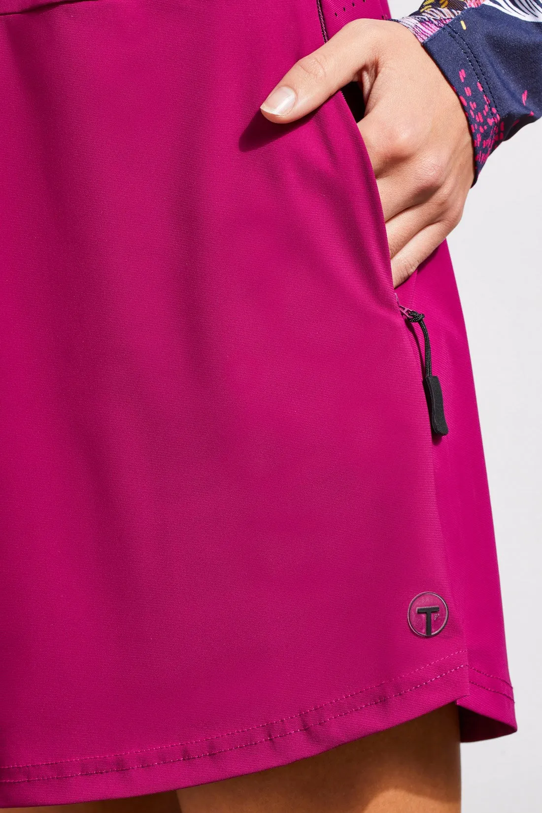 Pull-On Four-Way Stretch Skort With Pockets-Dk.Tango sold by Tribal product image thumbnail 2