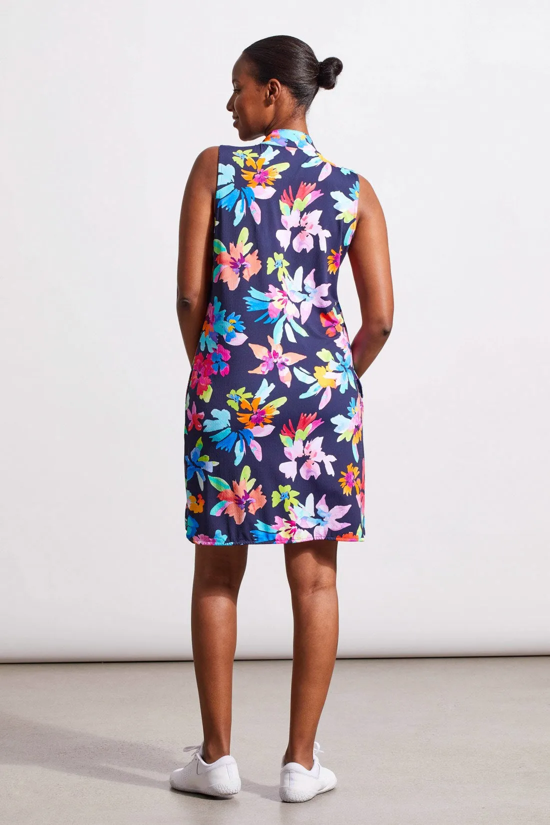 PERFORMANCE UPF 50+ POCKETED SLEEVELESS DRESS WITH INNER SHORTS-Laguna sold by Tribal product image thumbnail 4