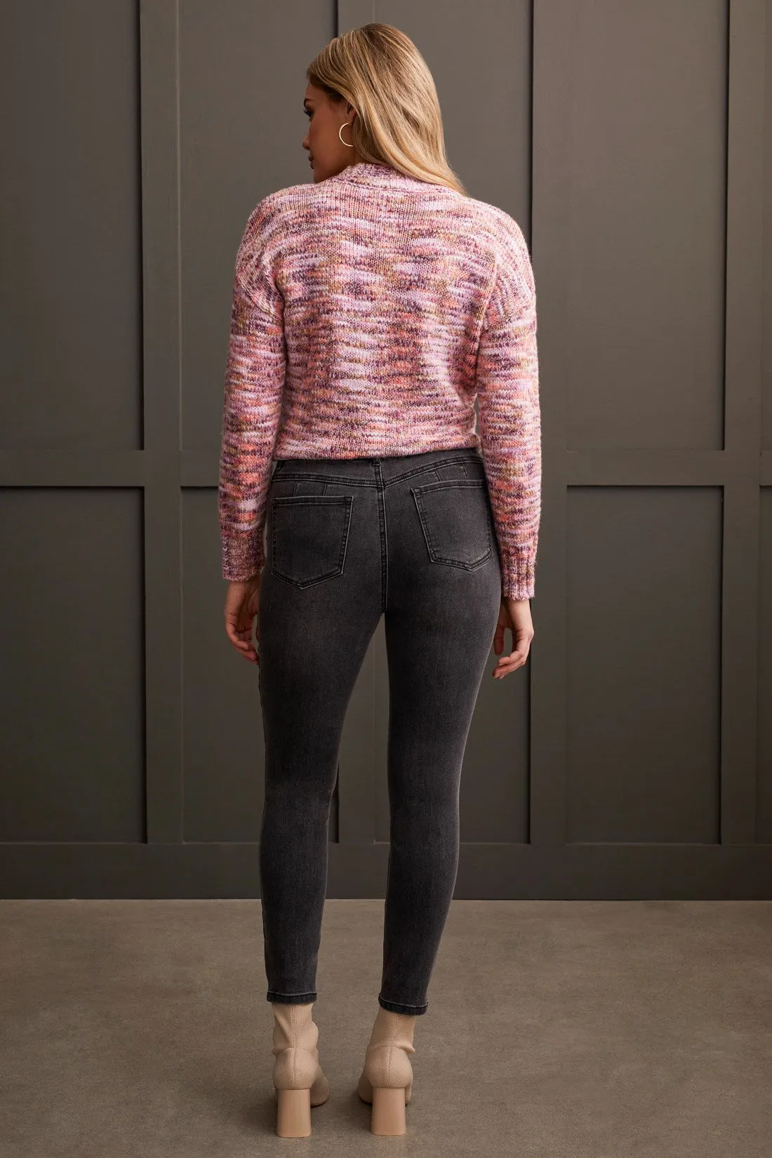 Sophia Curvy Skinny Jeans-Stone Black sold by Tribal product image thumbnail 3