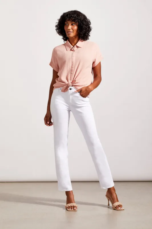 Sophia Curvy Fit Straight Leg Jeans-White sold by Tribal