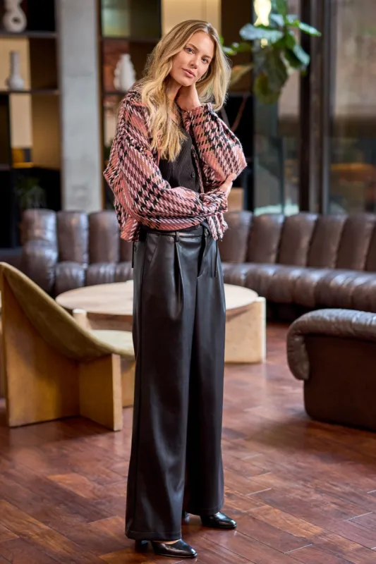 Yarn Dye Jacket With Waist Drawcord-Deeprose sold by Tribal
