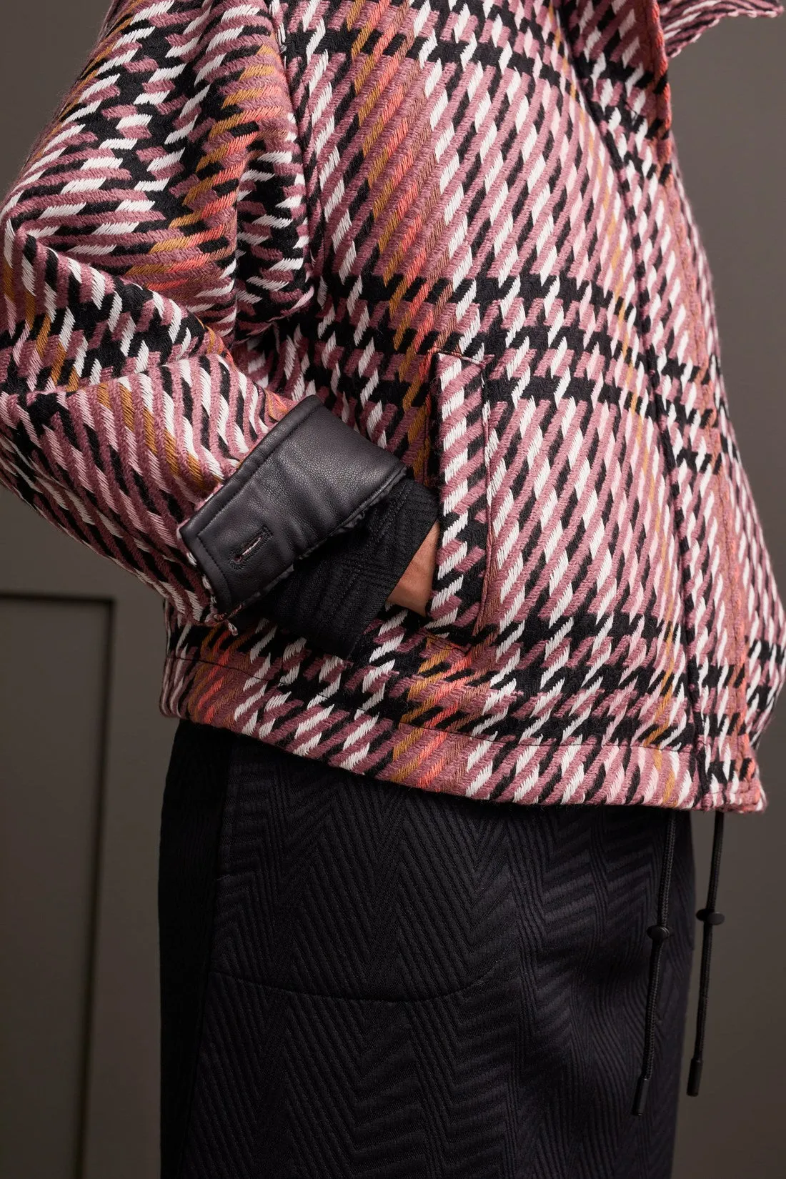 Yarn Dye Jacket With Waist Drawcord-Deeprose sold by Tribal product image thumbnail 4