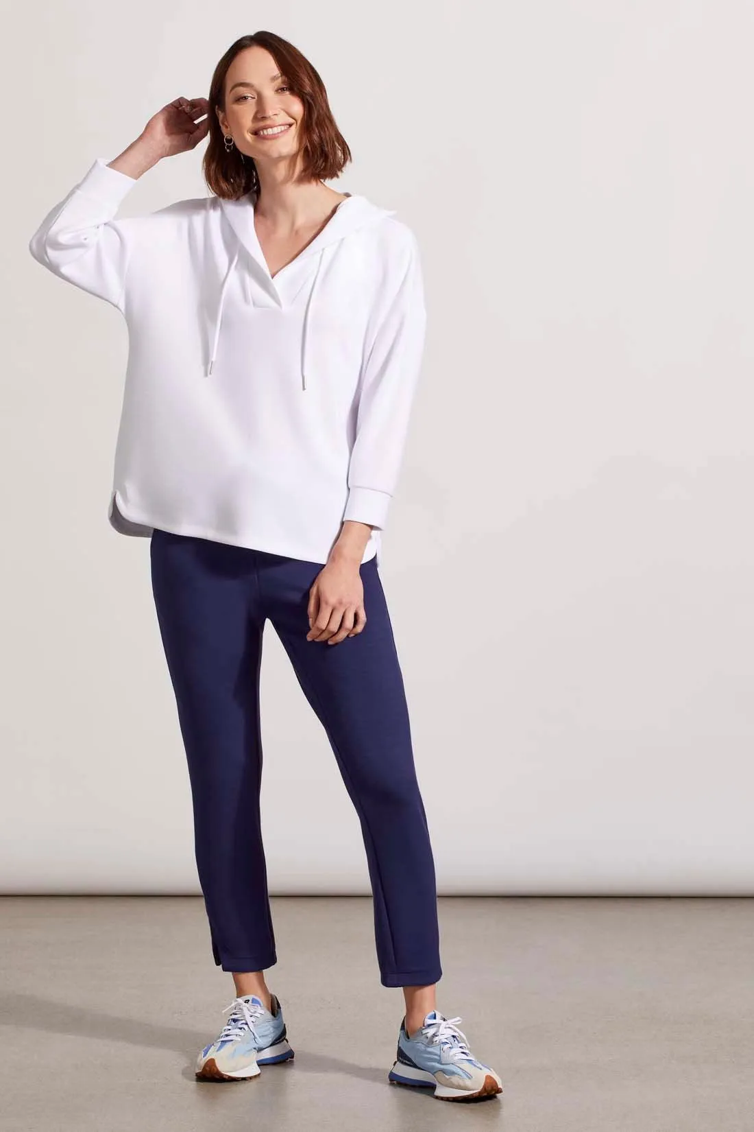 HOODED DOLMAN TUNIC-White sold by Tribal product image thumbnail 2