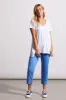 PRINTED COTTON FLARE TOP WITH SIDE SLITS-Wildlime sold by Tribal