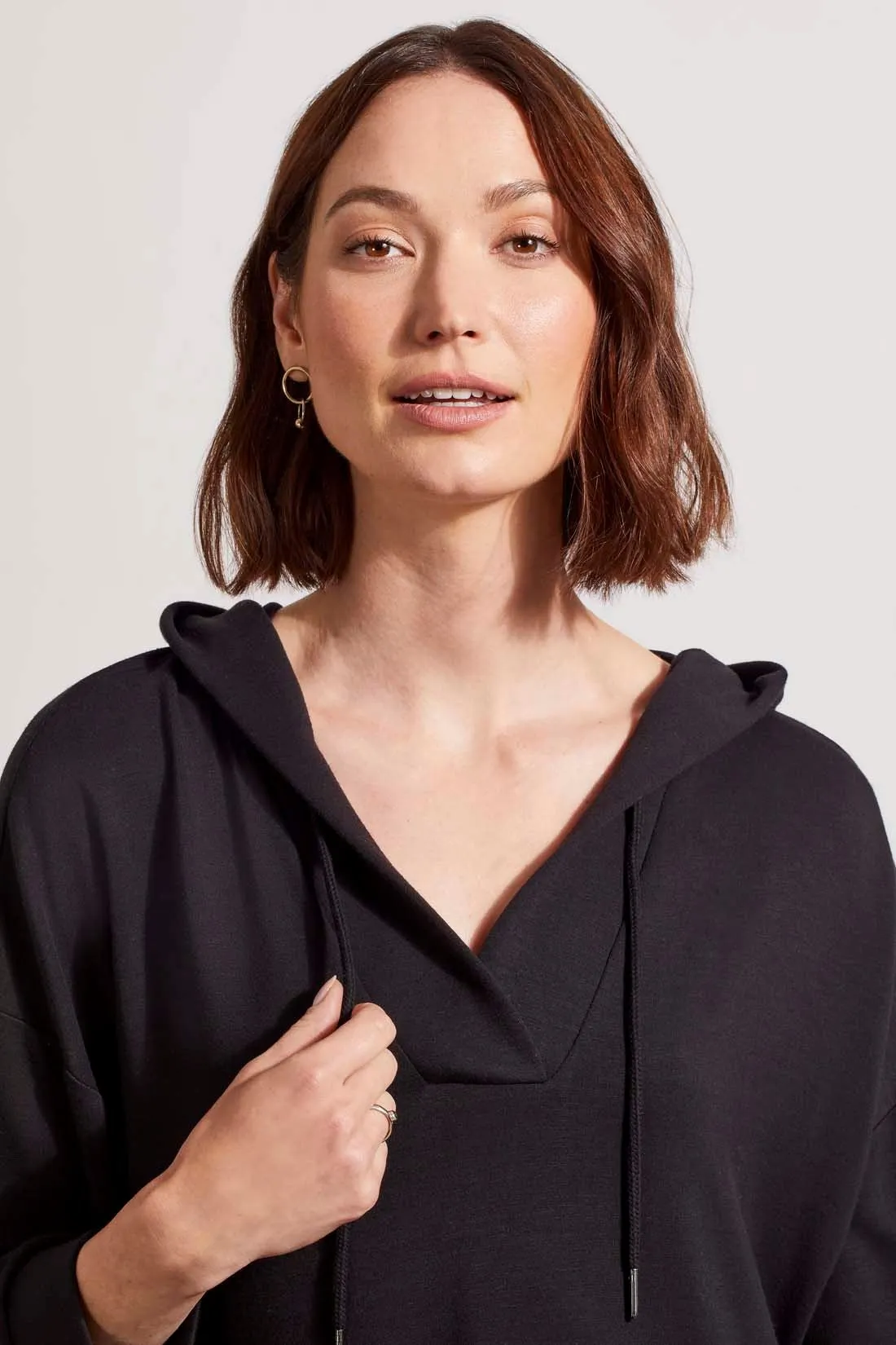 HOODED DOLMAN TUNIC-Black sold by Tribal product image thumbnail 3