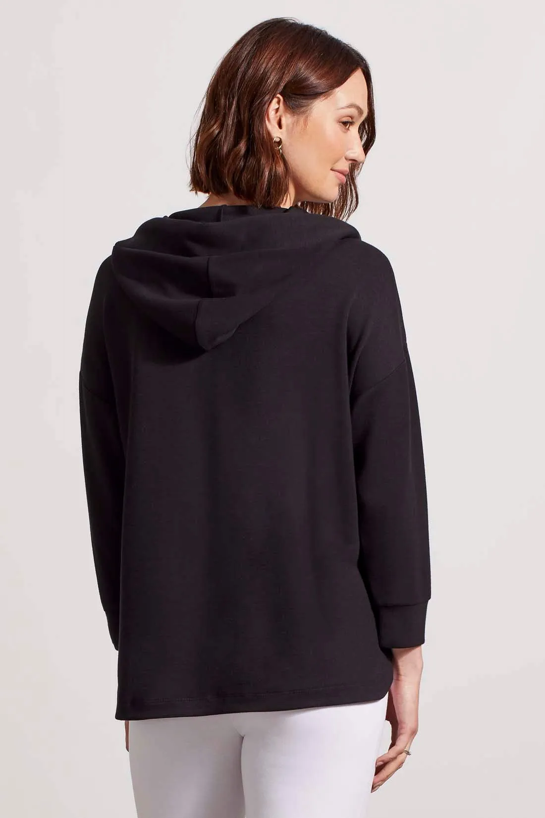 HOODED DOLMAN TUNIC-Black sold by Tribal product image thumbnail 4