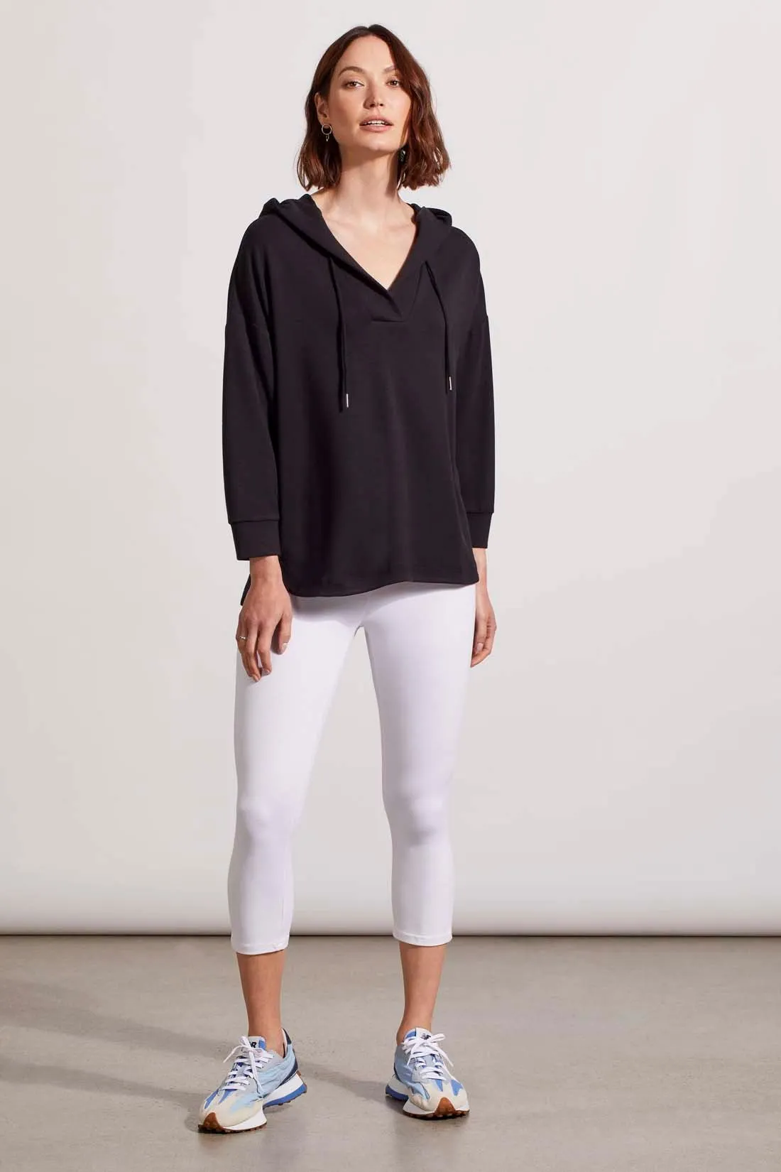 HOODED DOLMAN TUNIC-Black sold by Tribal