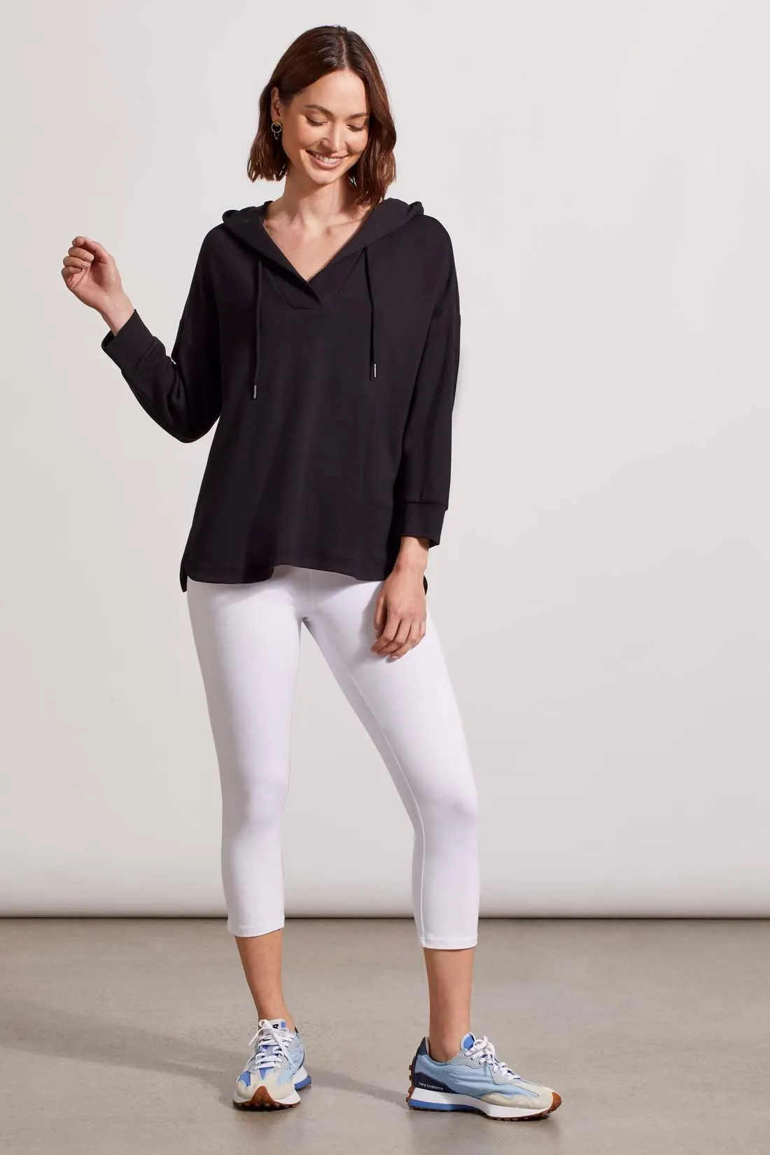 HOODED DOLMAN TUNIC-Black sold by Tribal product image thumbnail 2