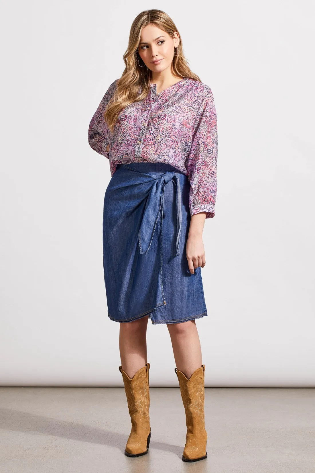 Flowy Dolman Sleeve Blouse-Orchid Rose sold by Tribal product image thumbnail 2