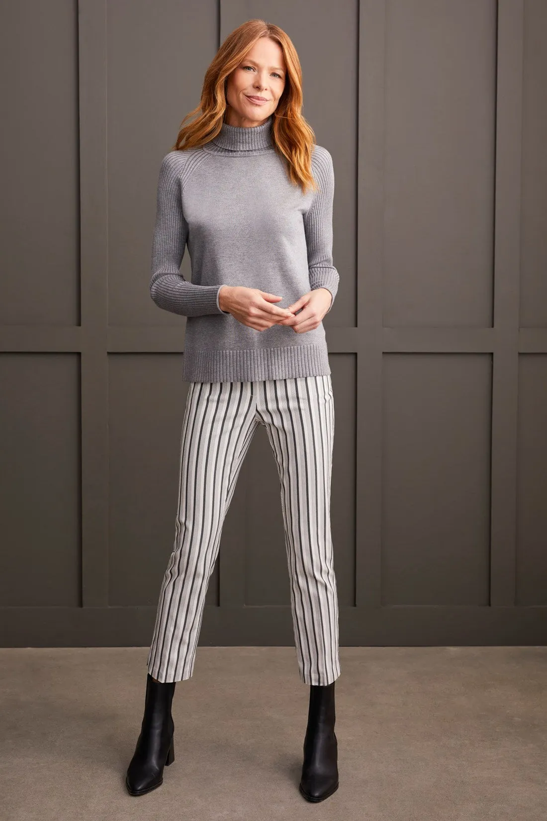 Long Sleeve Turtleneck Sweater-H.Charcoal sold by Tribal product image thumbnail 3