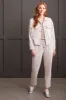 Loose Fit Faux Suede Jacket-Eggshell sold by Tribal