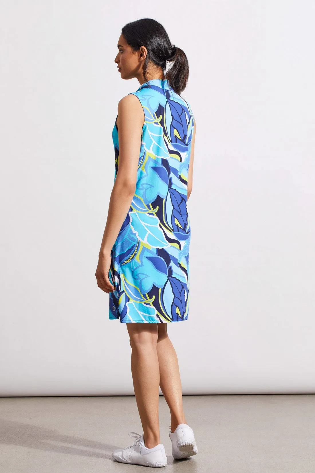 PERFORMANCE UPF 50+ POCKETED SLEEVELESS DRESS WITH INNER SHORTS-Jet blue sold by Tribal product image thumbnail 3