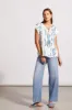 TEXTURED COTTON BLOUSE-Capri sold by Tribal