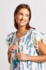 TEXTURED COTTON BLOUSE-Capri sold by Tribal