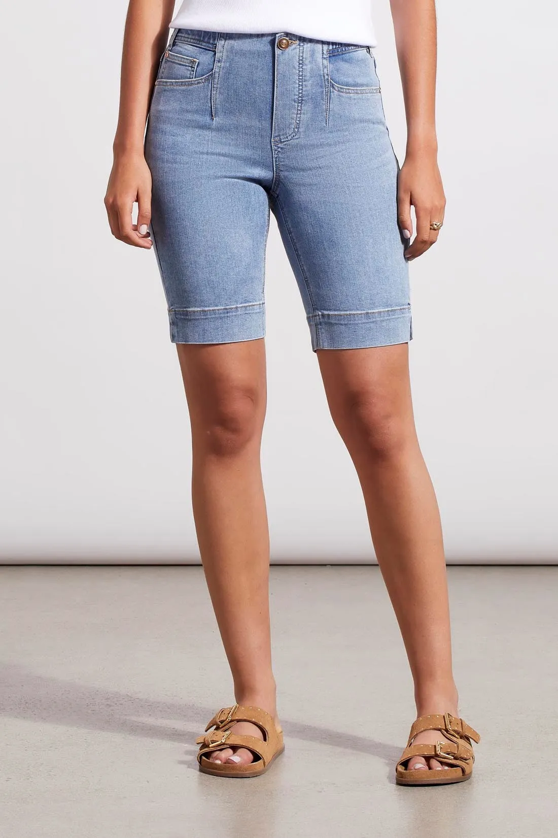 AUDREY ICON PULL-ON BERMUDA JEANS-Vistablue sold by Tribal product image thumbnail 3