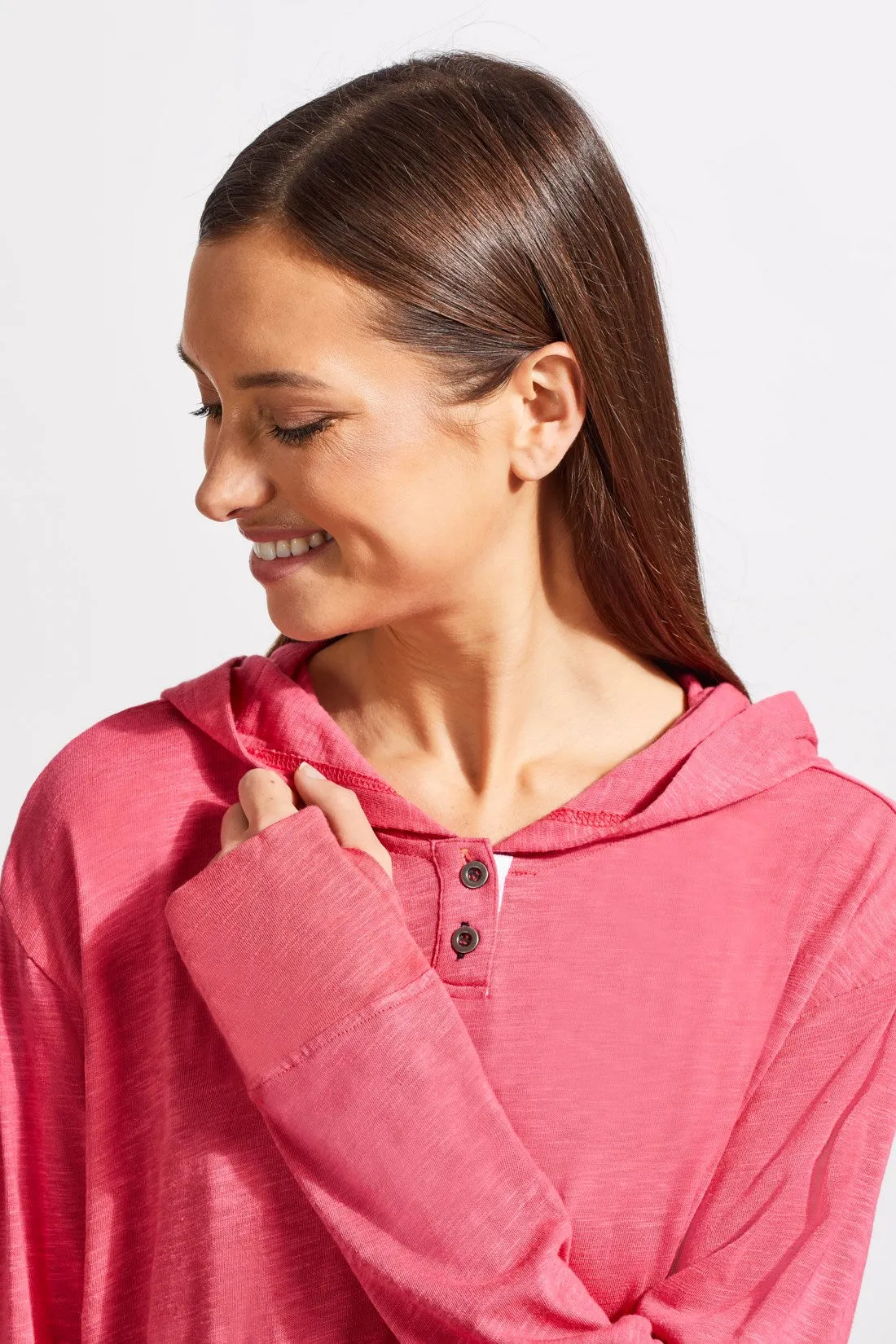 HOODED TOP WITH KANGAROO POCKET-Party punch sold by Tribal product image thumbnail 3