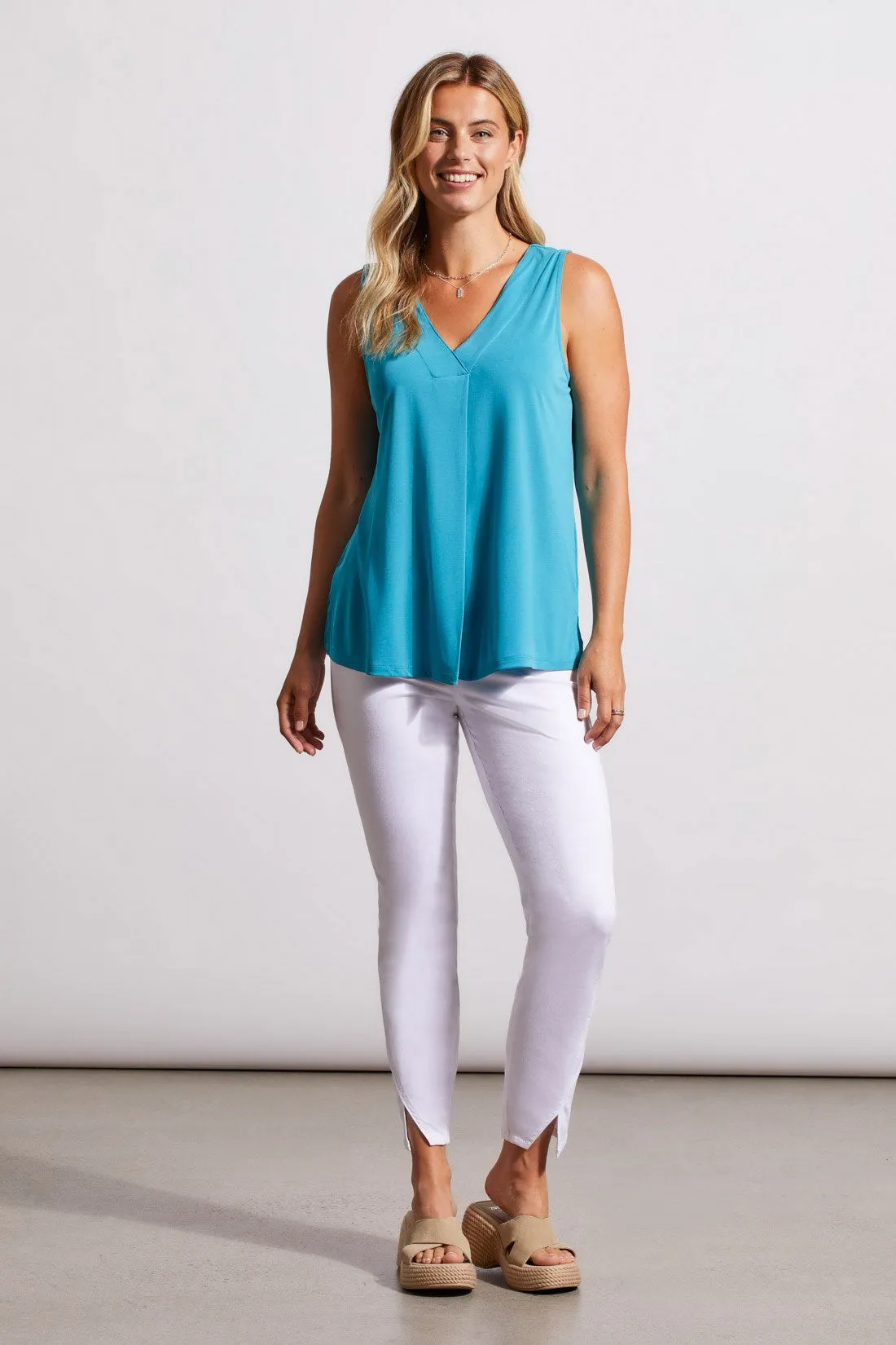 PLEATED SLEEVELESS MODAL TOP-Lagoonmist sold by Tribal product image thumbnail 2