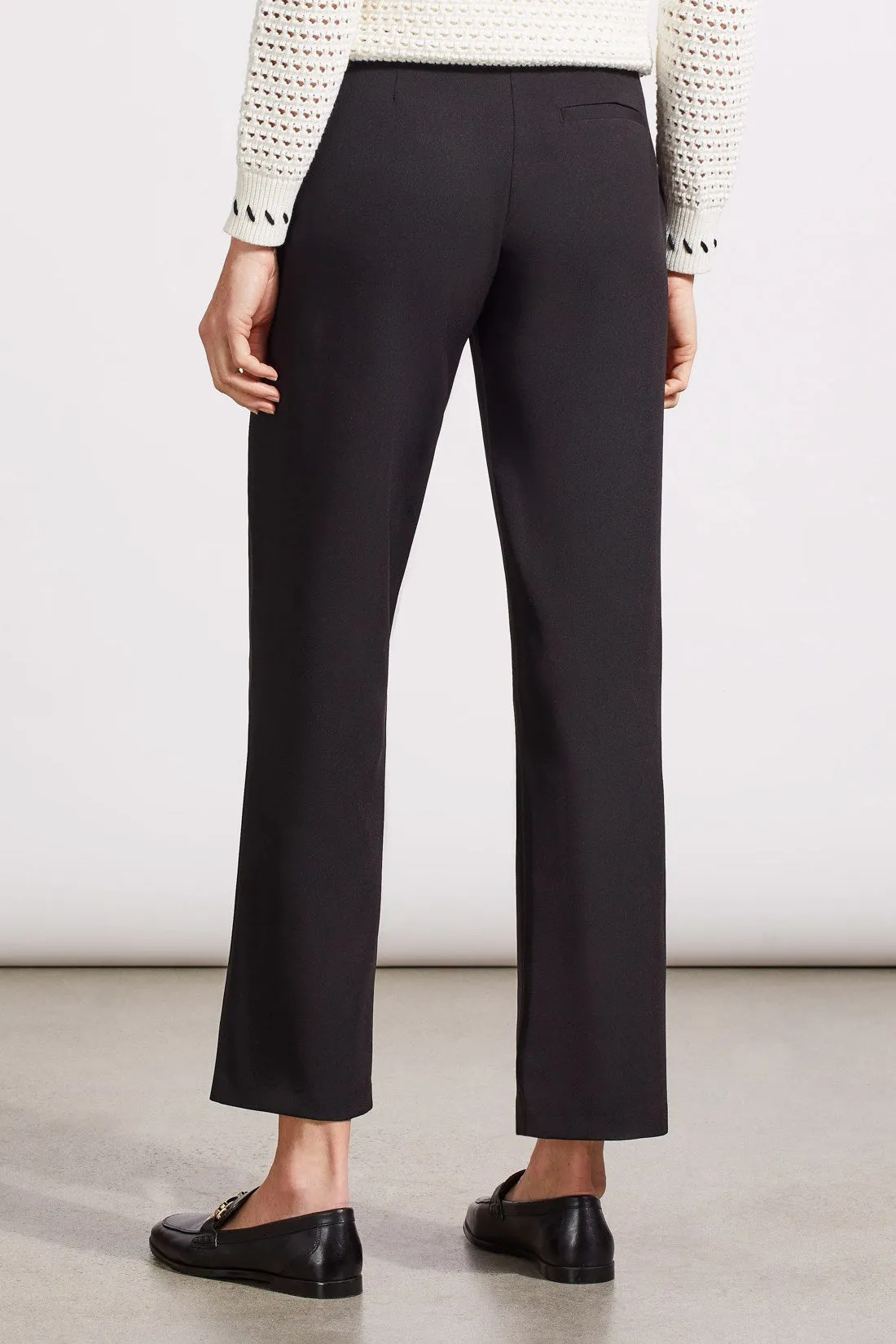 Fly Front Trousers With Pin Tucks-Black sold by Tribal product image thumbnail 3