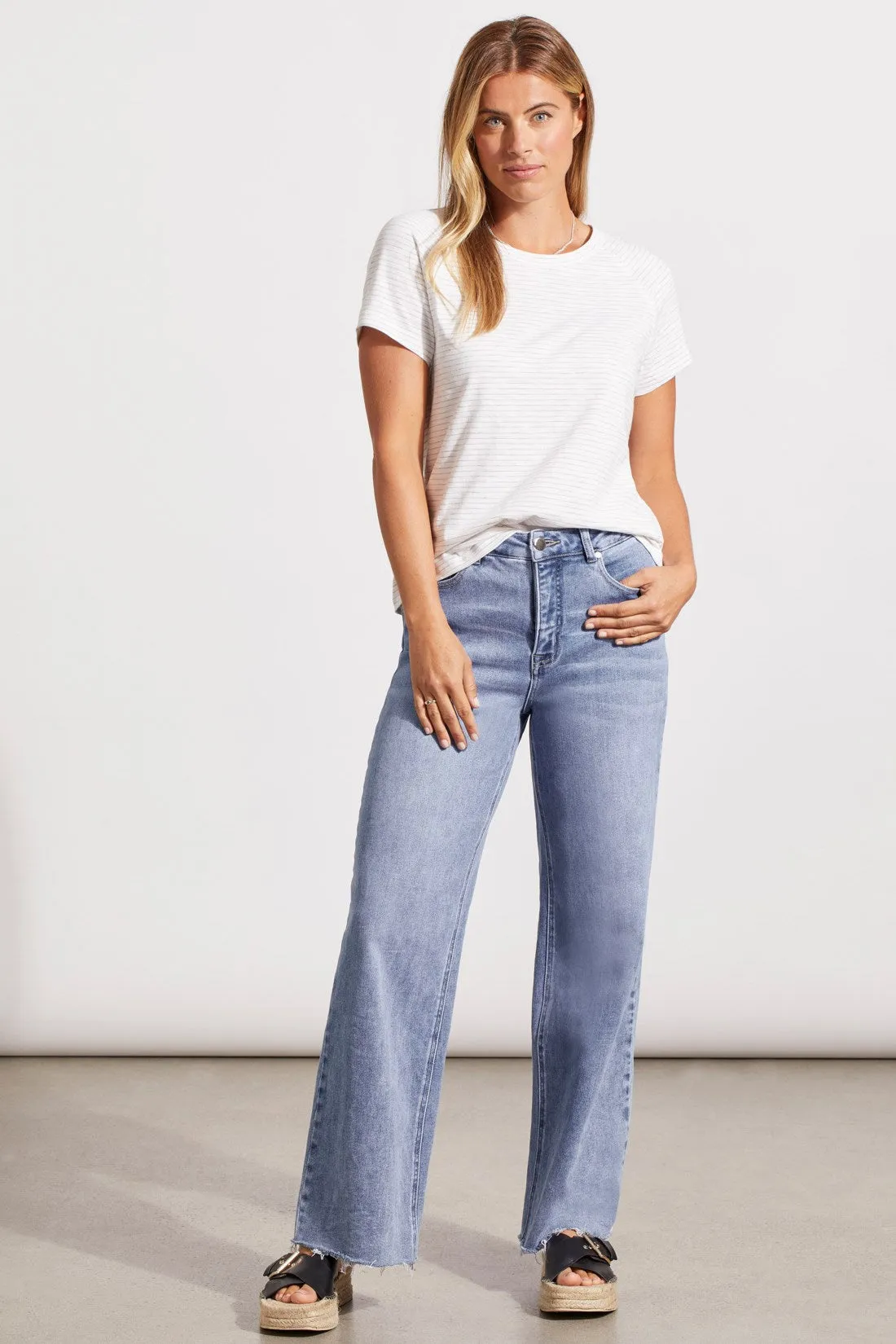 SHORT SLEEVE RAGLAN TOP-Driedsage sold by Tribal product image thumbnail 2